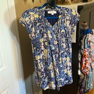 Loft blouse large euc